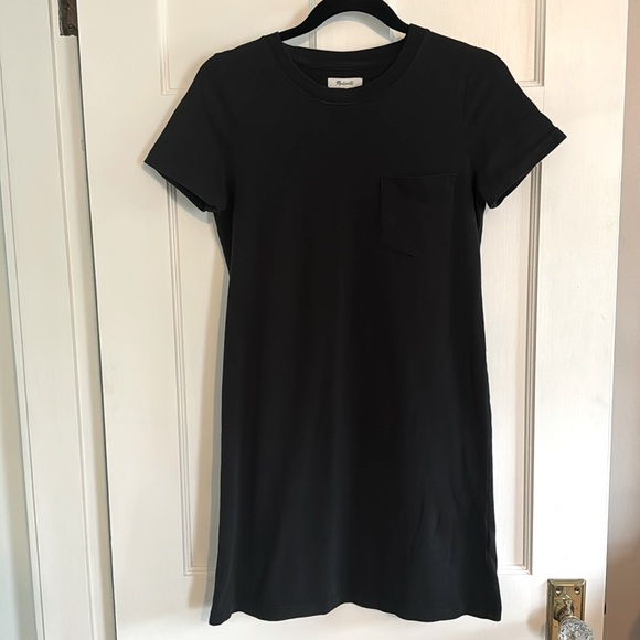 🌻 Madewell black pocket tee shirt dress. Size S. - Picture 4 of 9